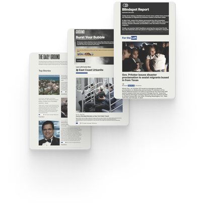 Image of Ground News Newsletters - Daily Ground, Blindspot Report, Burst Your Bubble